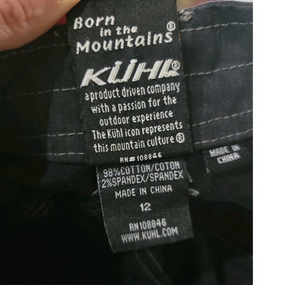 Kuhl Women's Performance Pants Size 12 Navy Blue Outdoors‎ Hiking Casual - Picture 12 of 12